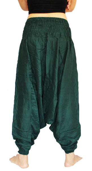 Dark Green Aladdin Pants
