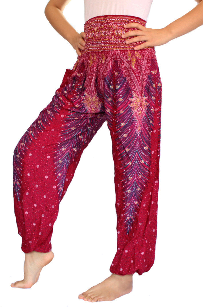 Buy Bright Blue Harem Pants Hippie Yoga Trousers Comfy Loungewear Aladdin  Pants Dance Pants Online in India - Etsy