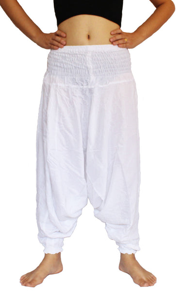 White Aladdin Pants