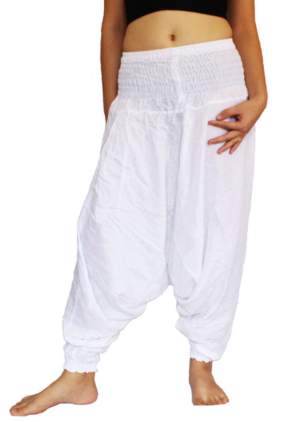 White Aladdin Pants